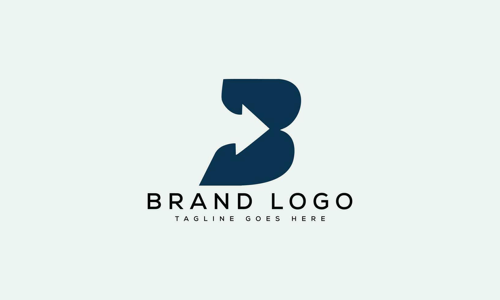 letter B logo design vector template design for brand.