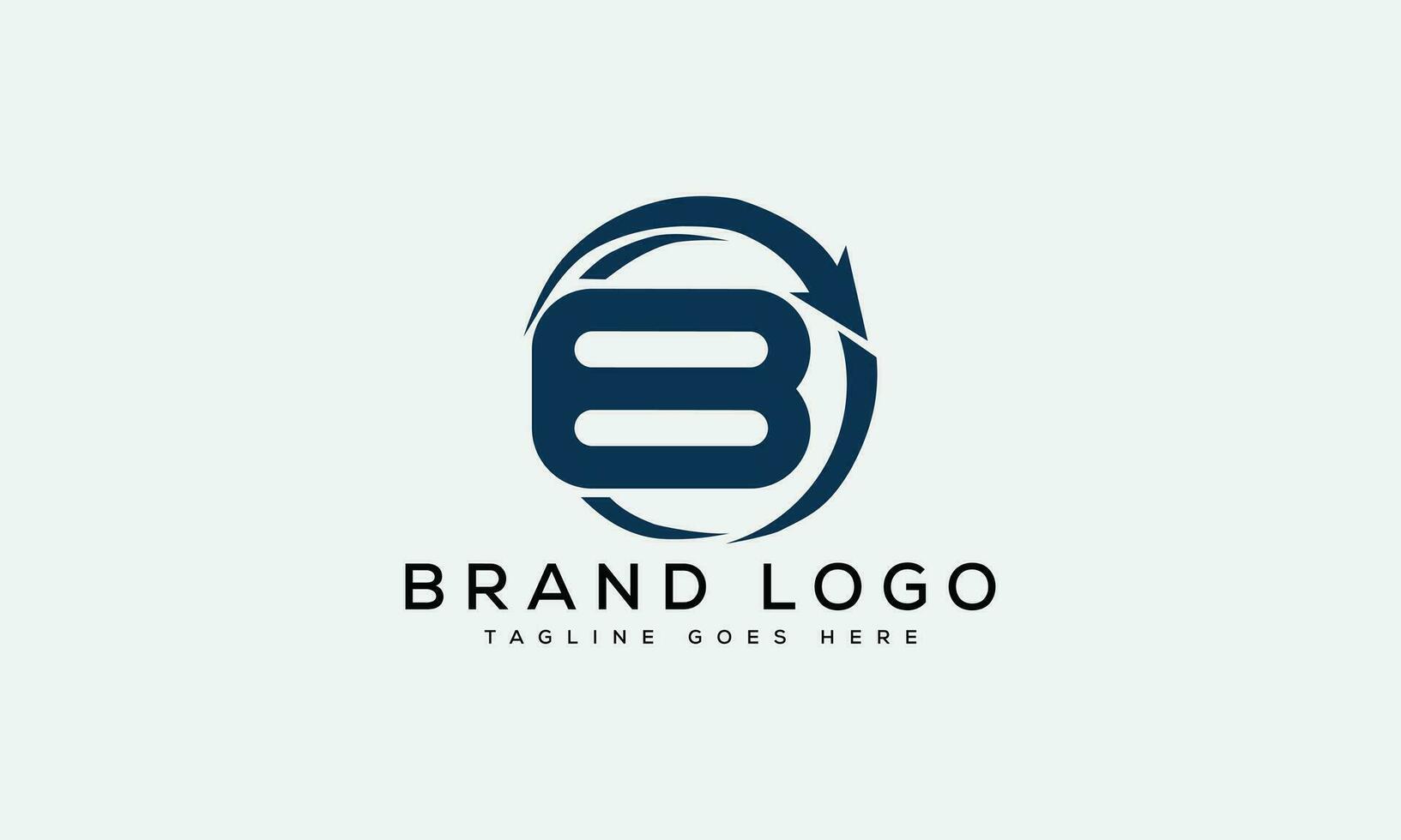 letter B logo design vector template design for brand.