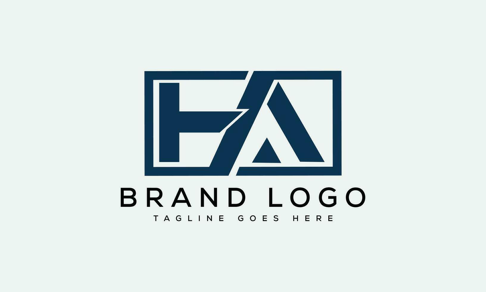 letra decir ah logo diseño vector modelo diseño para marca.