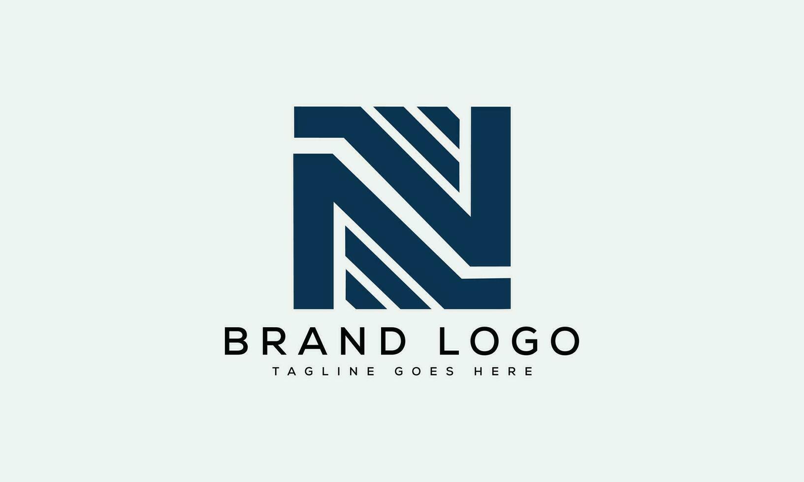 letter N logo design vector template design for brand.