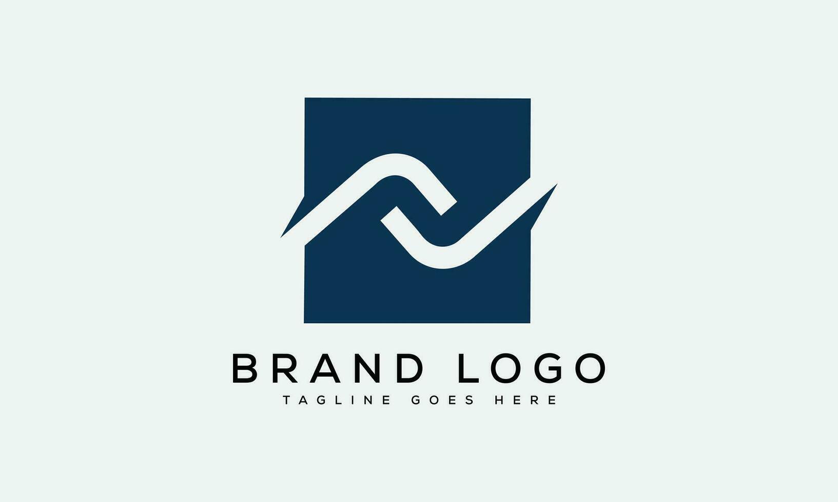 letter N logo design vector template design for brand.