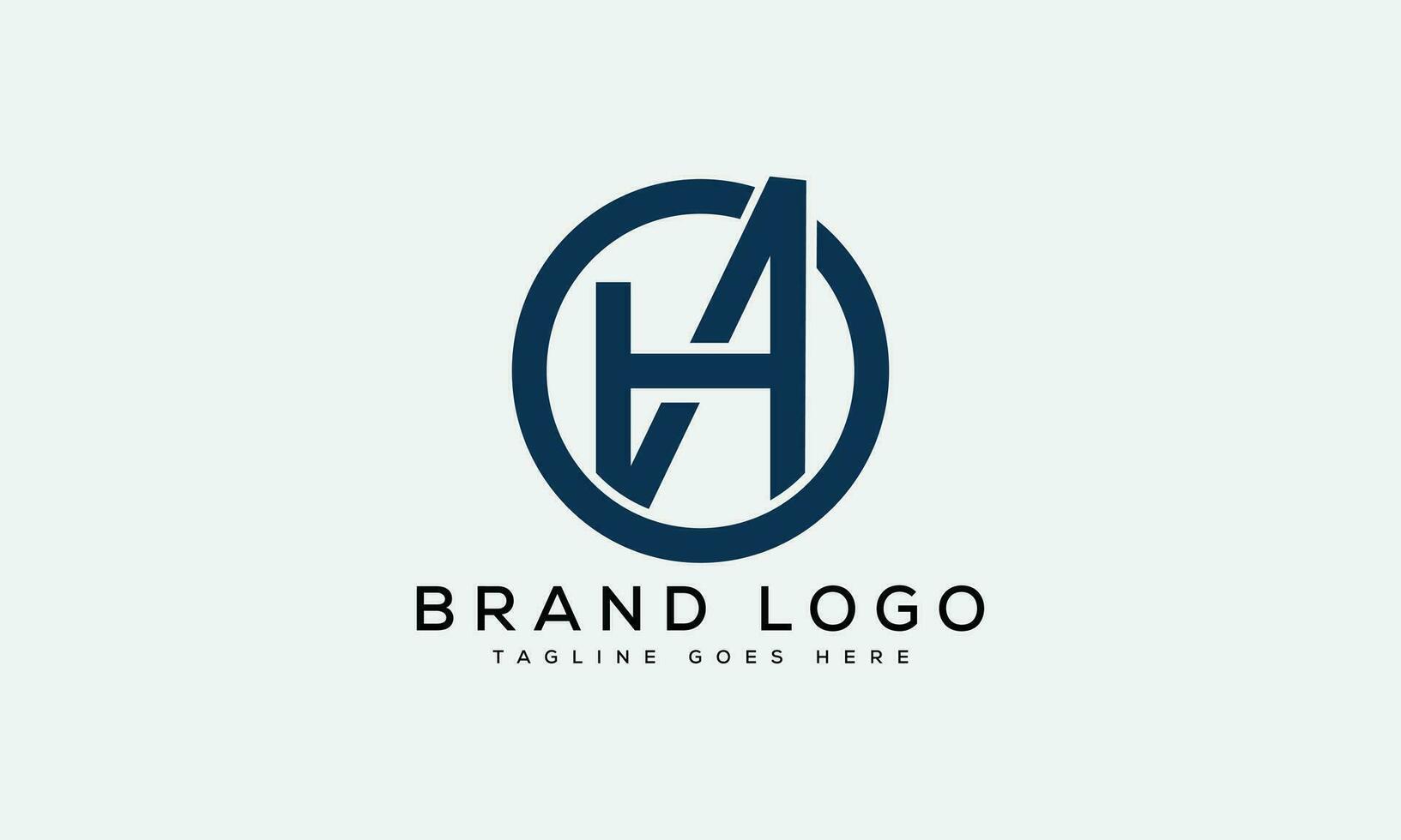 letra decir ah logo diseño vector modelo diseño para marca.