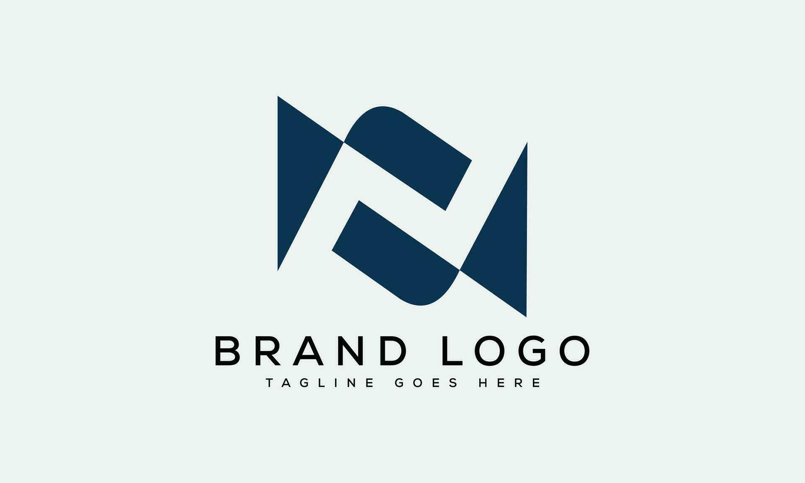 letter N logo design vector template design for brand.