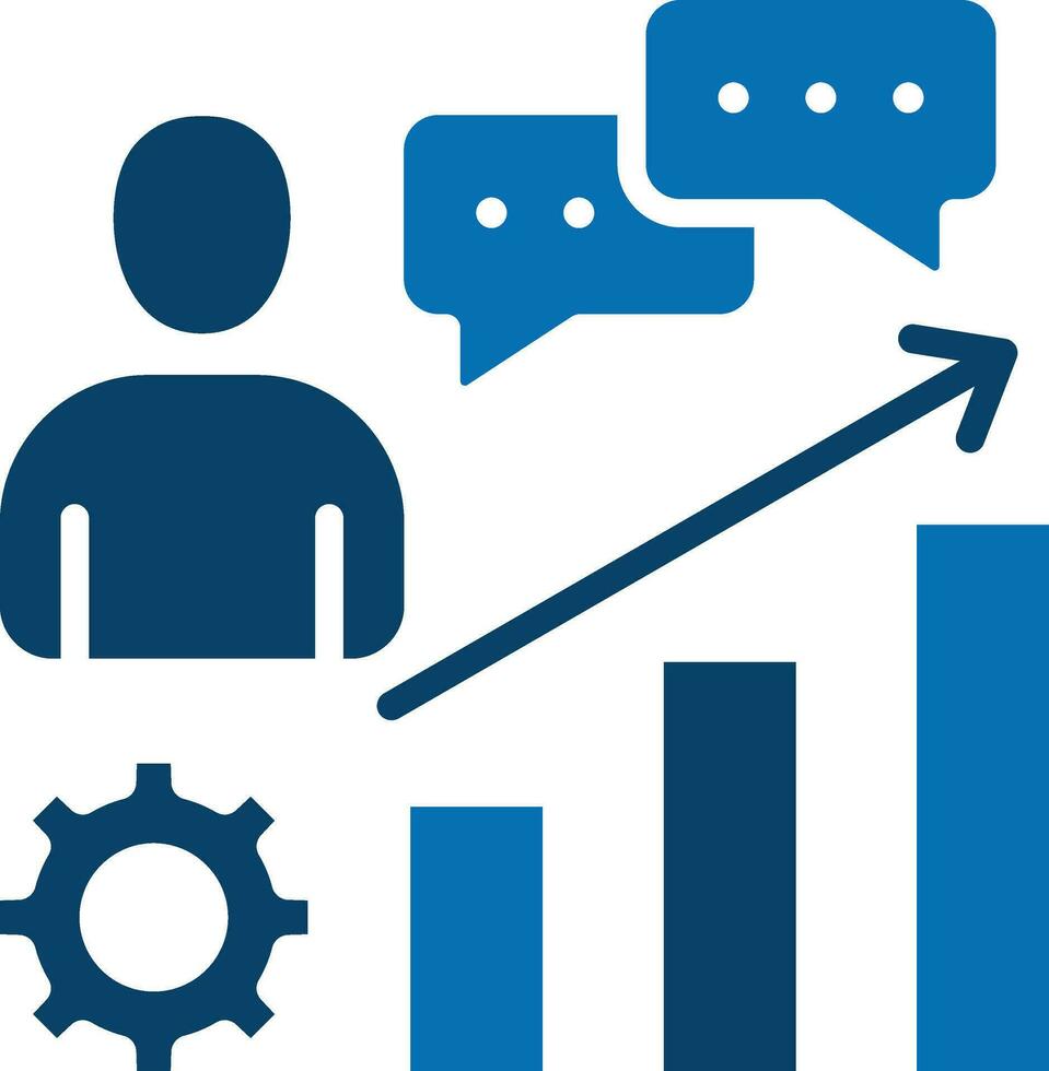 management icon line vector illustration