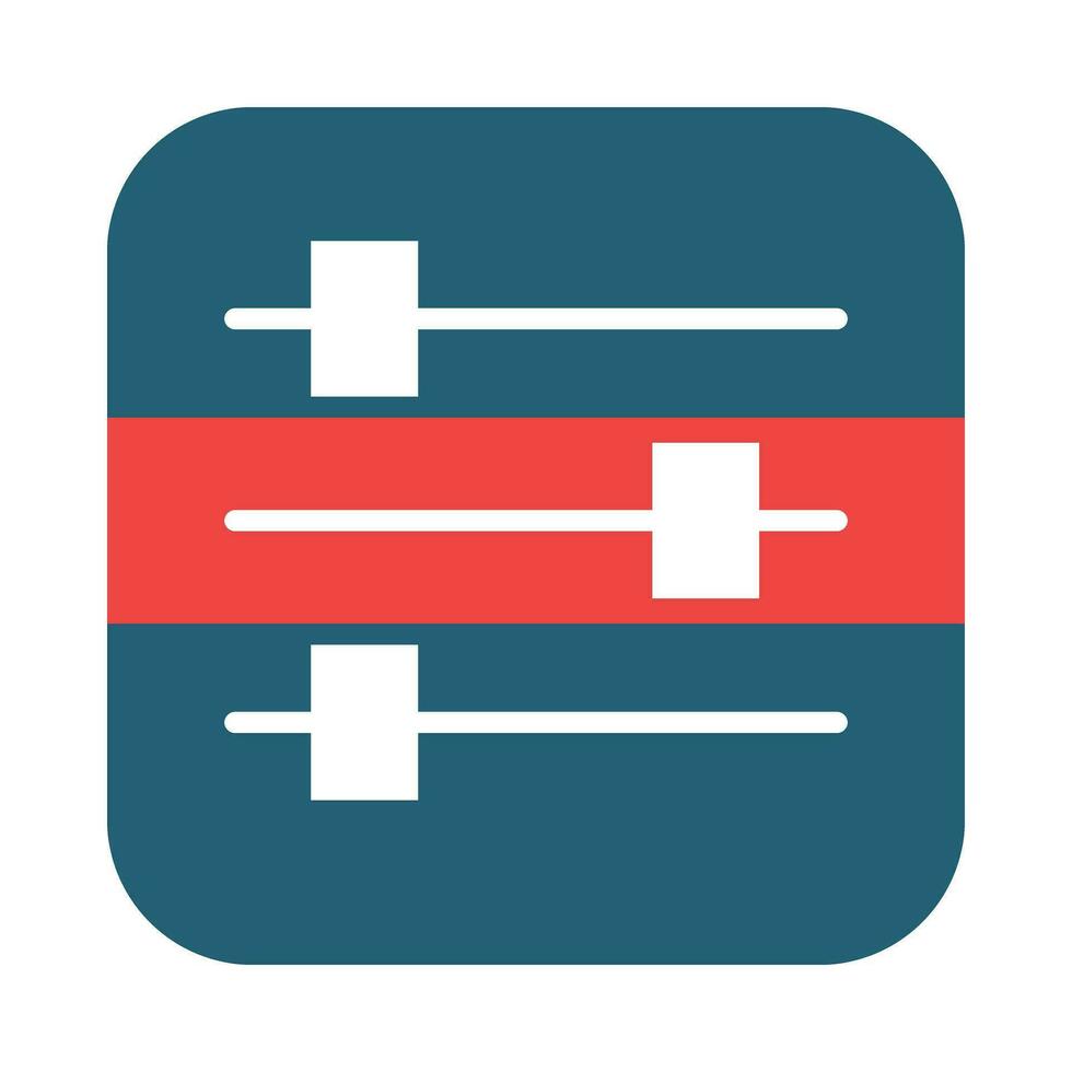 Adjust Vector Glyph Two Color Icons For Personal And Commercial Use.