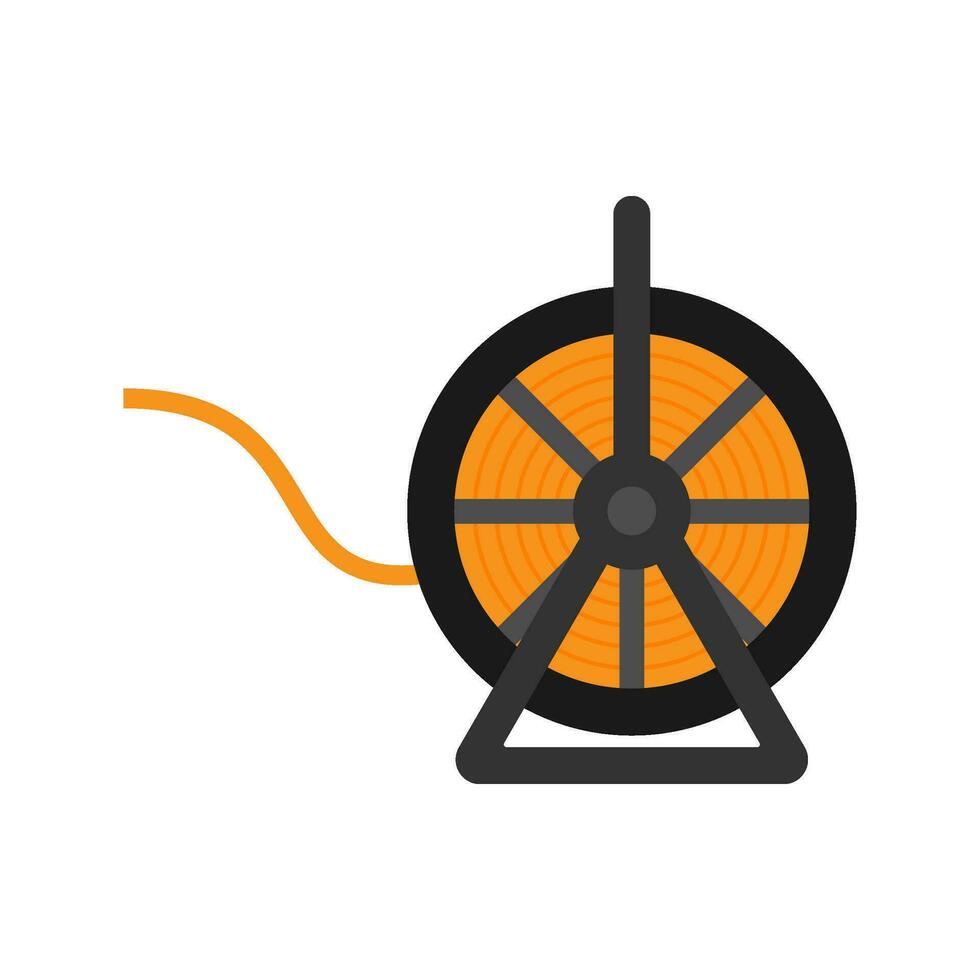 Water hose flat illustration vector