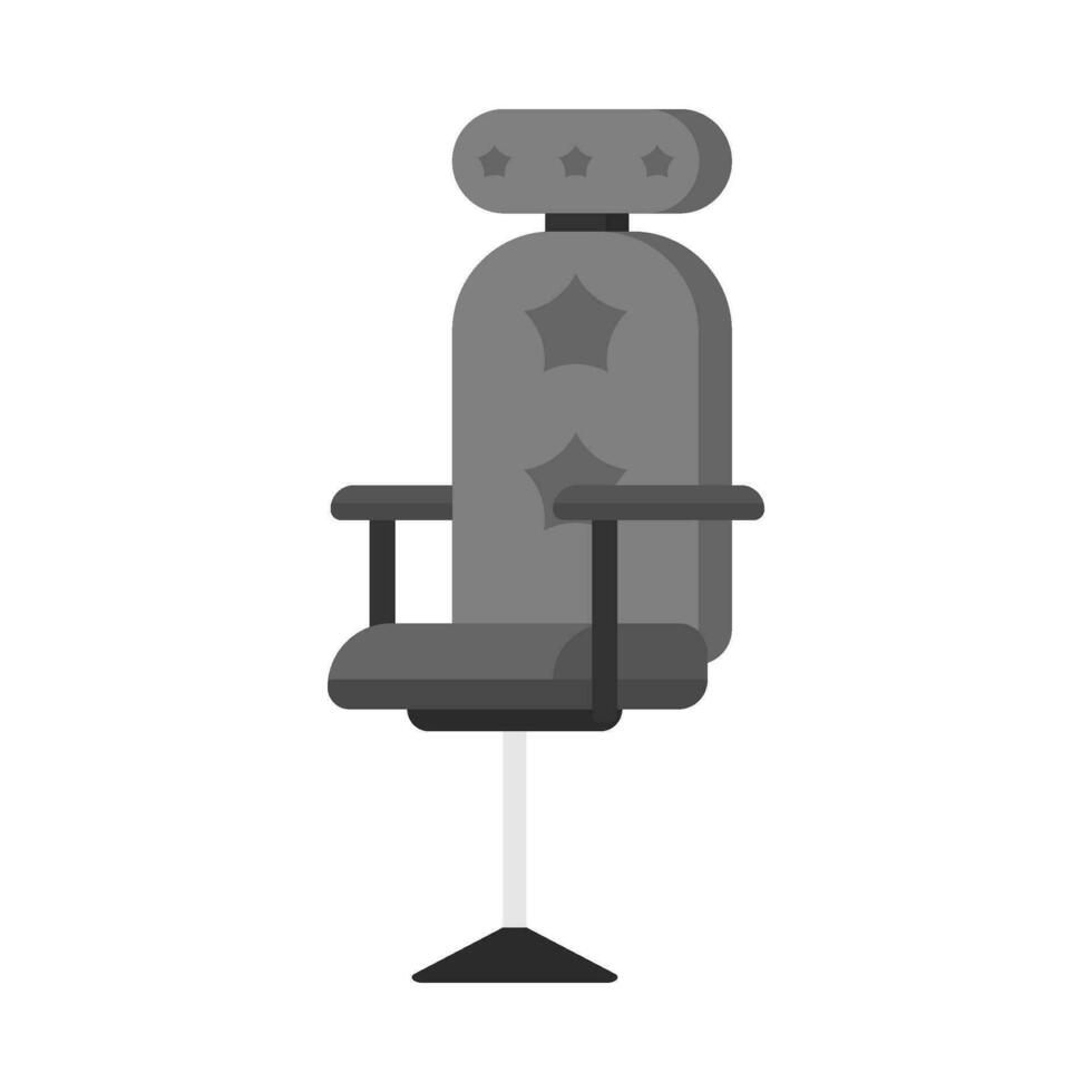 oficina trabajo silla plano ilustración vector