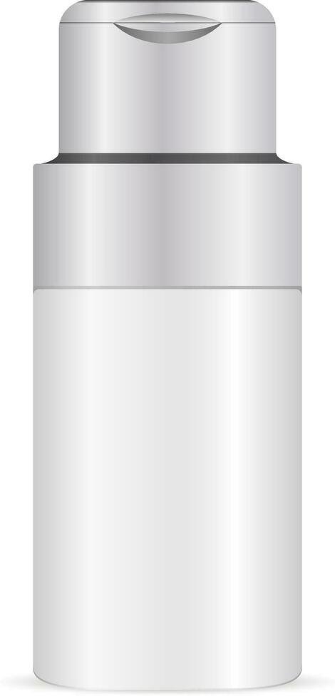 Skin care cosmetic product bottle. High quality vector illustration for advertisement needs. Ready for your design.