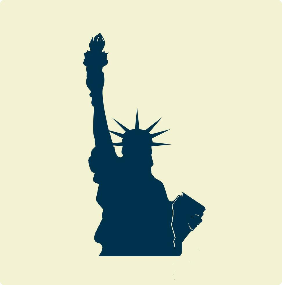 Estados Unidos estatua de libertad vector