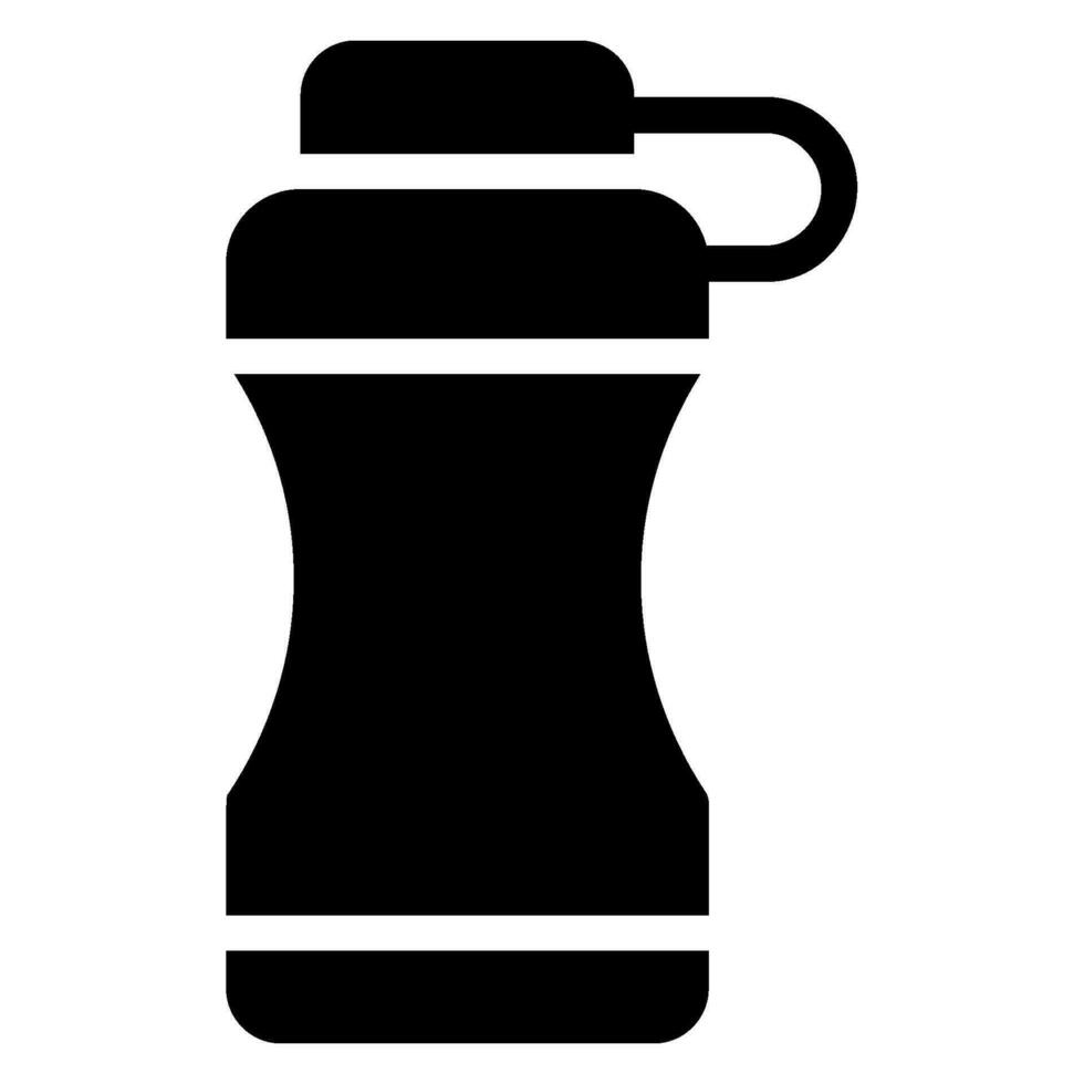 water bottle glyph icon vector