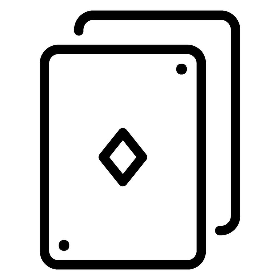 card line icon vector