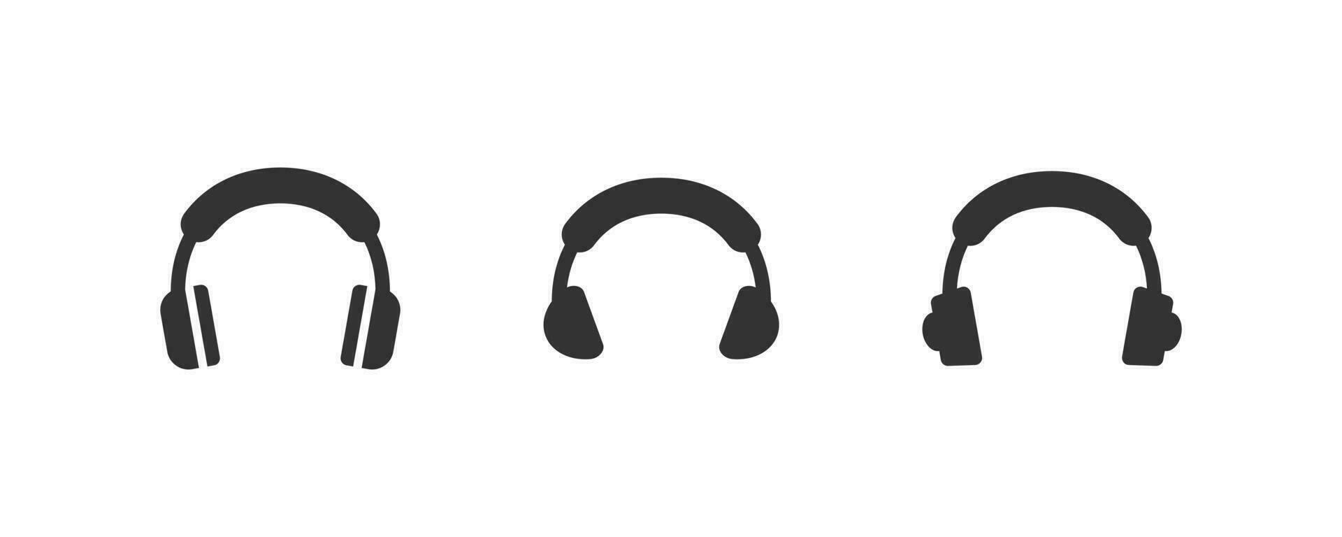 Headphones icon. Vector illustration design.
