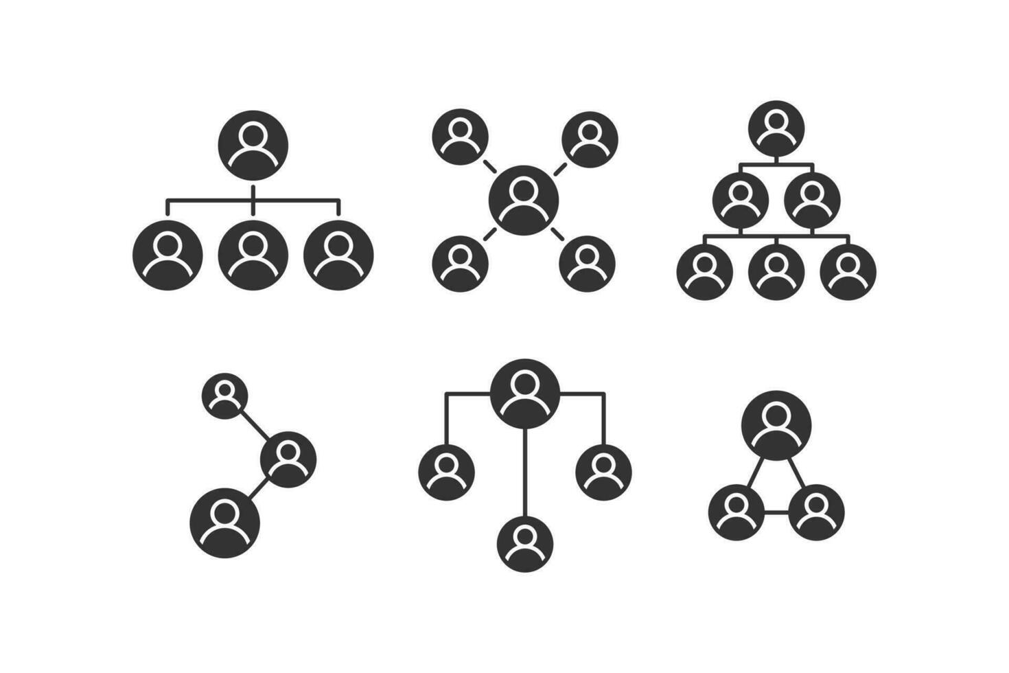 Organization chart icon manager icon. Vector illustration design.