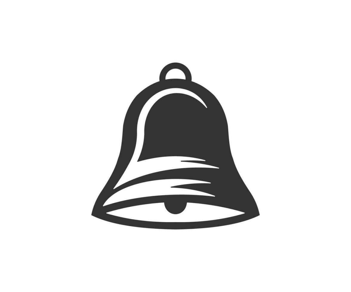 Christmas bell icon. Vector illustration design.