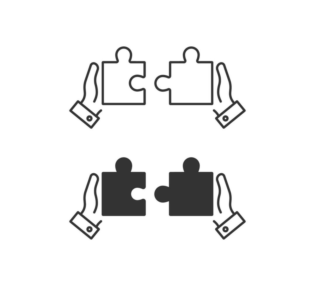 Puzzle assemble icon. Vector illustration design.