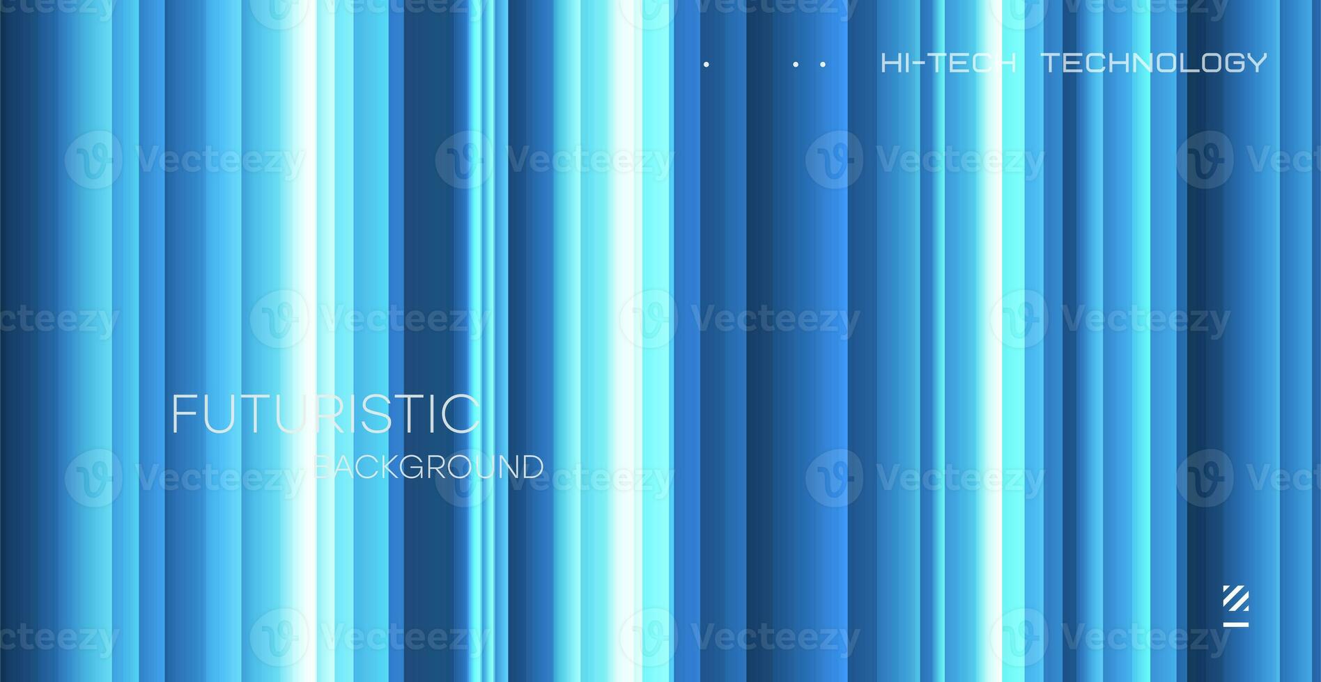 Abstract dynamic composition of bright lines forming movement of a stream, futuristic blue background with graphic design elements. photo