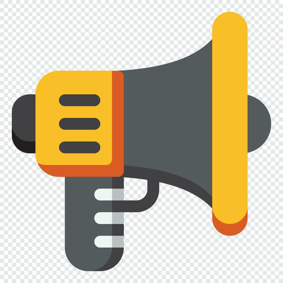 Megaphone Icon. Digital marketing concept. Flat icon vector