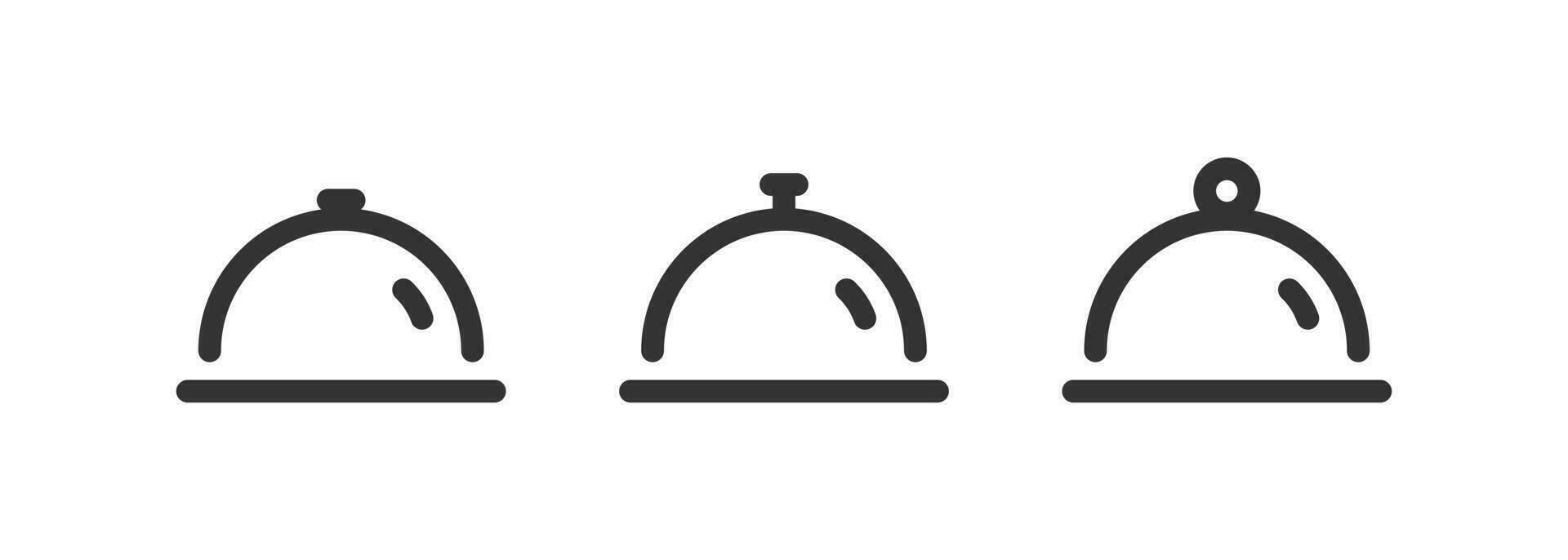 Food tray glyph icon. Vector illustration desing.