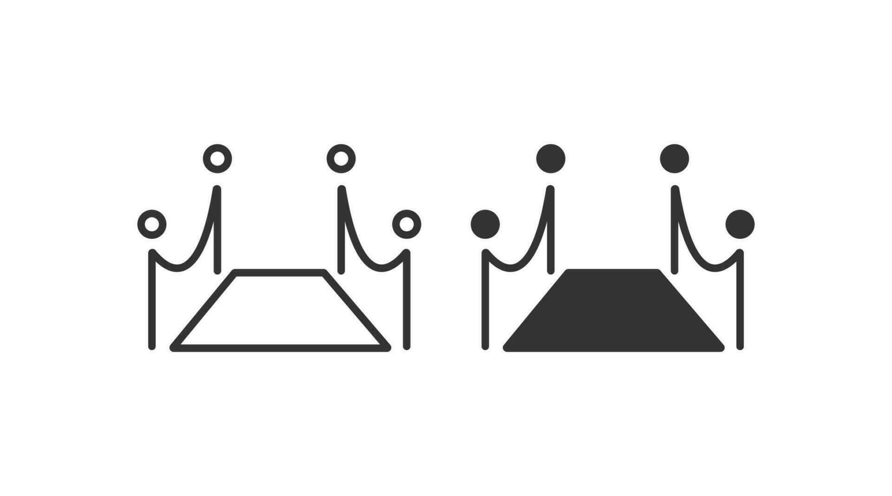 Red carpet, VIP carpet icon. Vector illustration design.