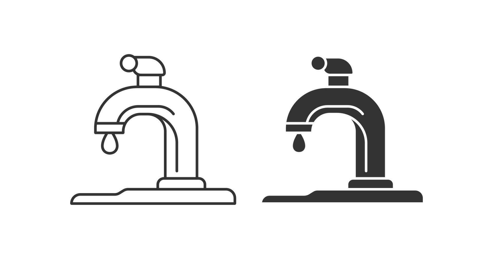 Water faucet icon. Vector illustration desing. 34996971 Vector Art at