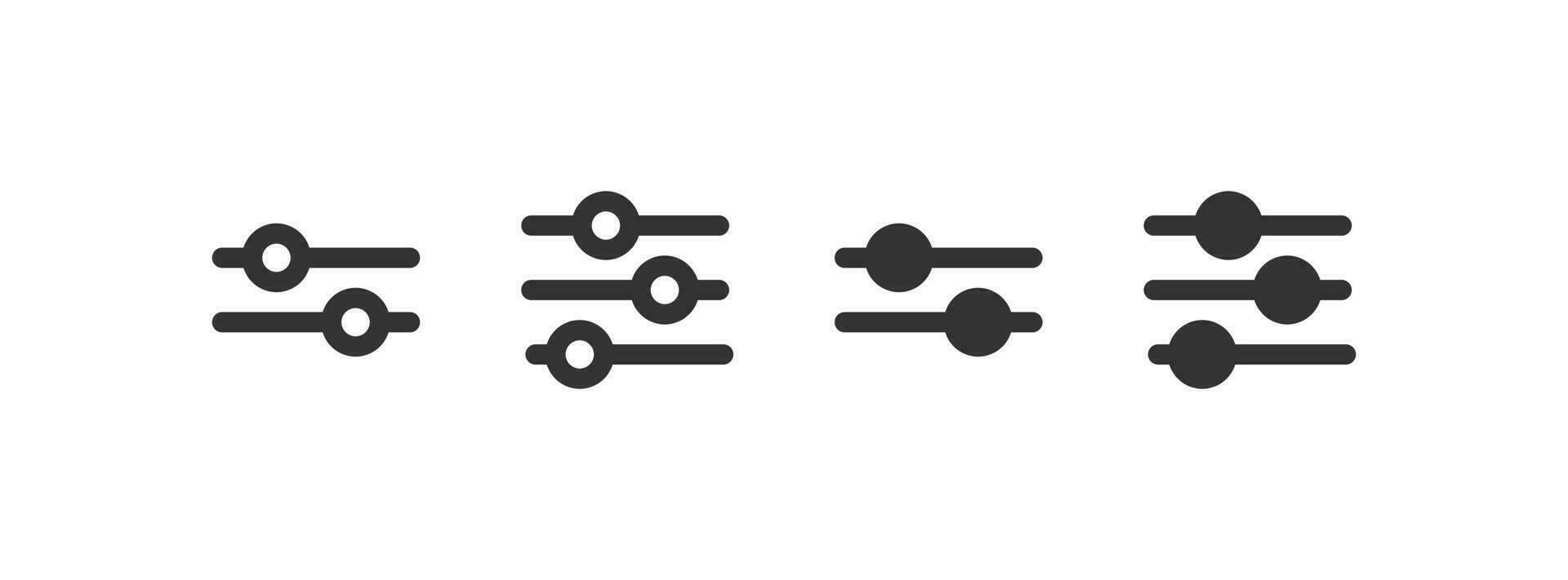 Filter Line Icon. Vector illustration desing.