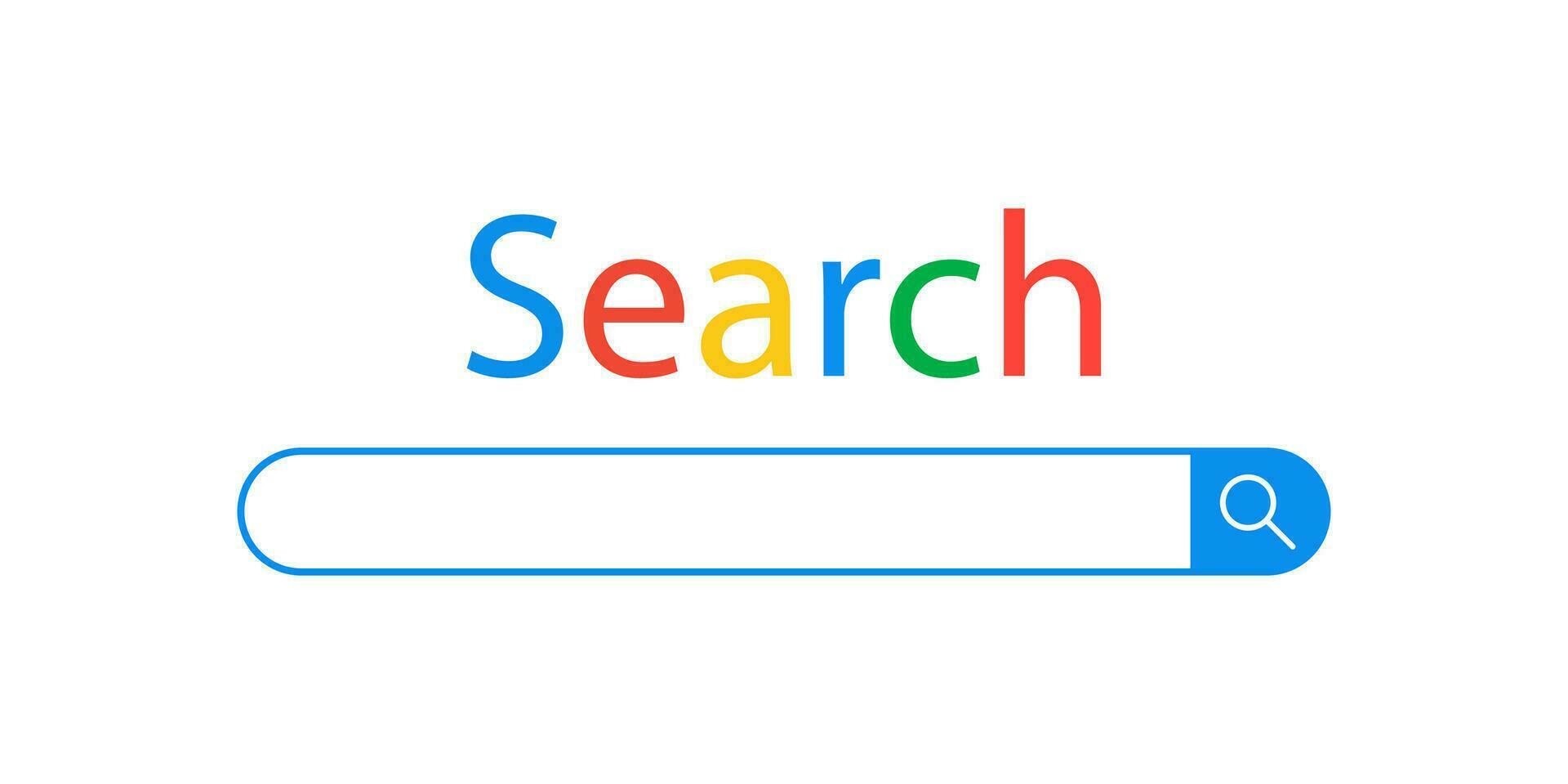 Browser search button icon. Internet page symbol. Sign window vector flat.