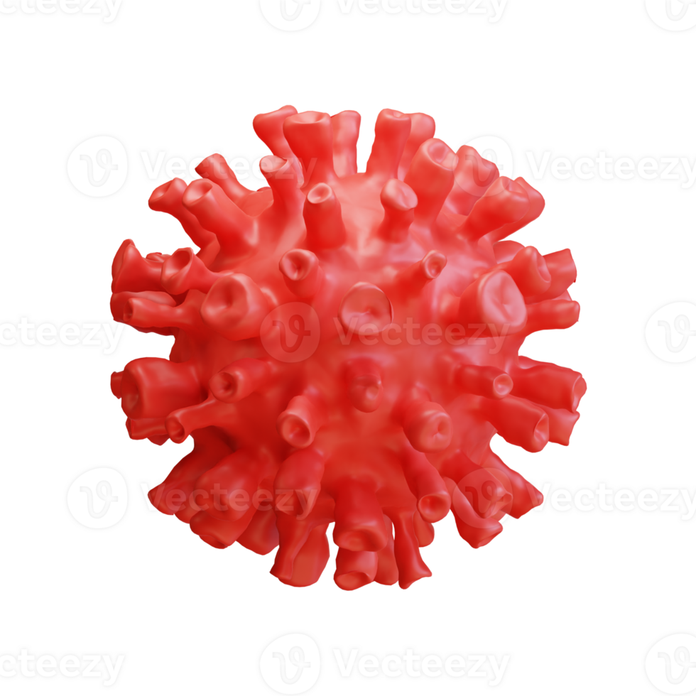 3d stem cell, micro oraganism, or virus icon illustration png