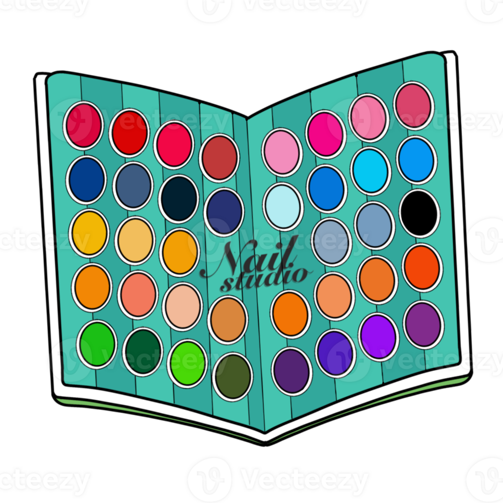 Hand hold pedicure and manicure samples png