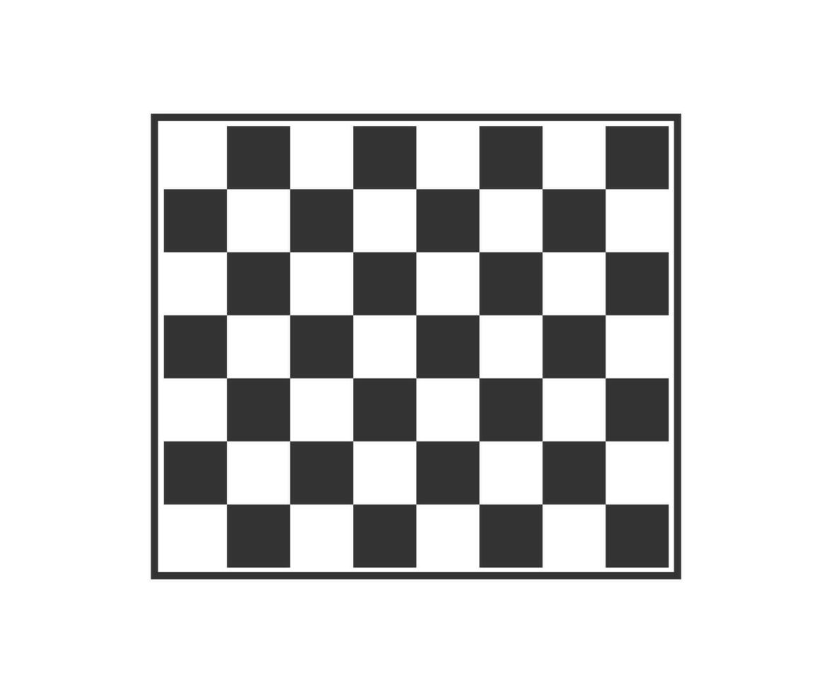 ajedrez tablero icono. modelo ajedrez símbolo. firmar tablero de damas vector. vector