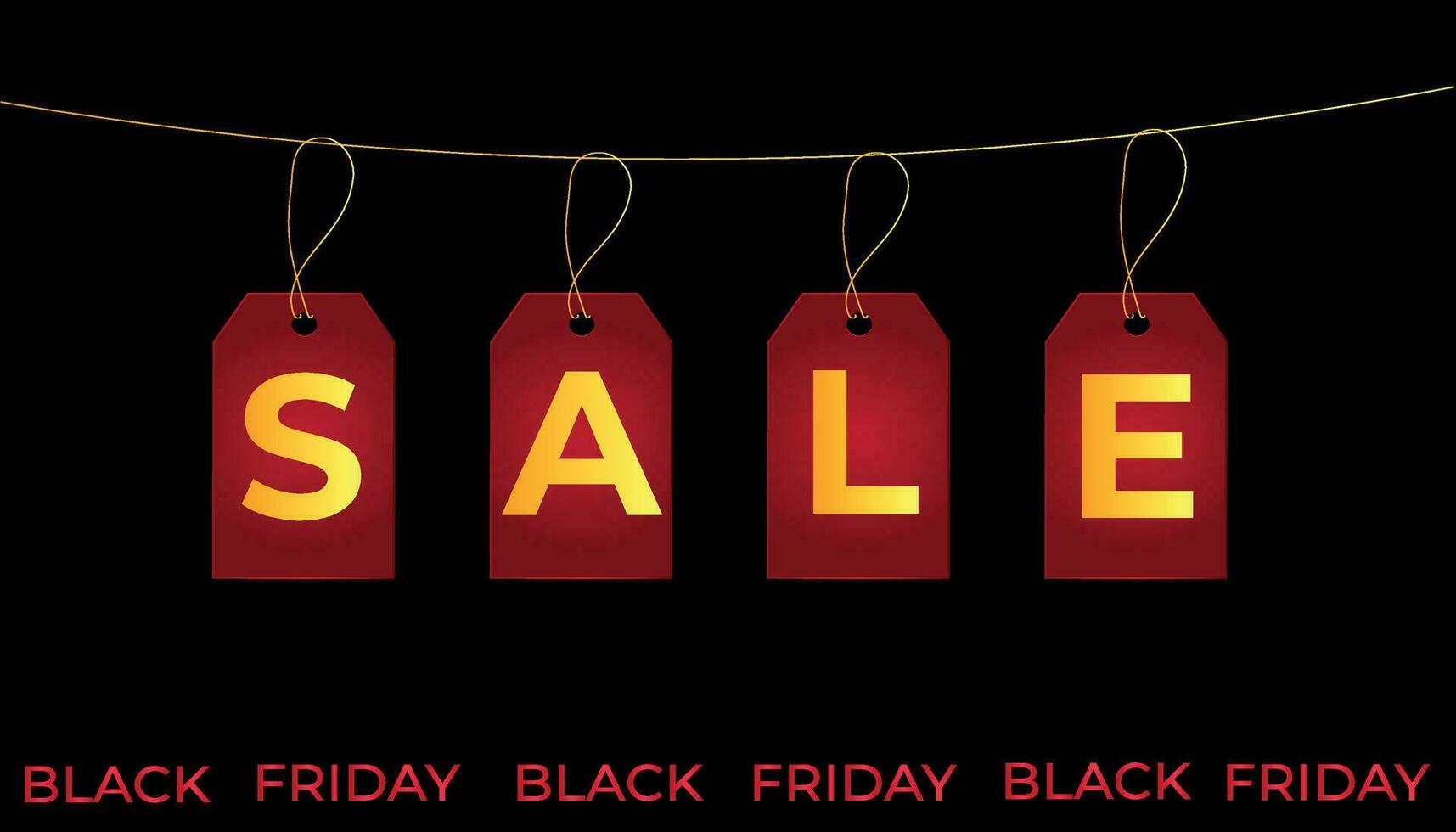 Black Friday Sale banner. Modern minimal design with. Template for promotion, advertising, web, social and fashion ads. Vector