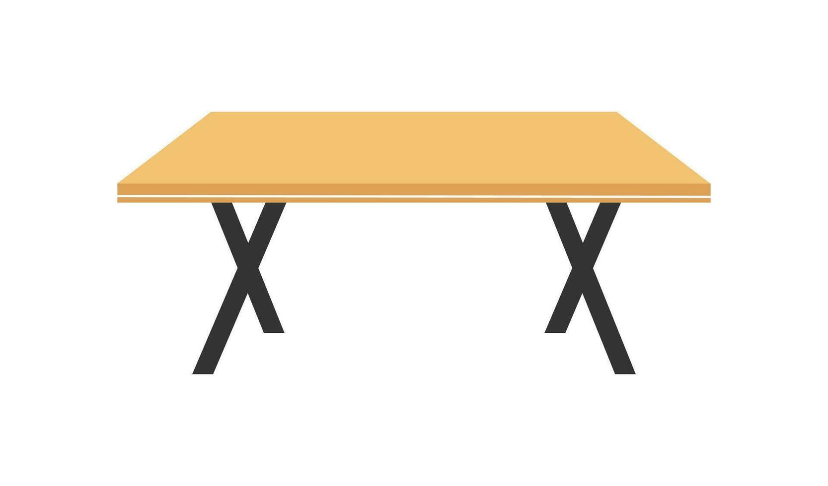 Wooden table icon. Furniture symbol. Sign desk vector. vector