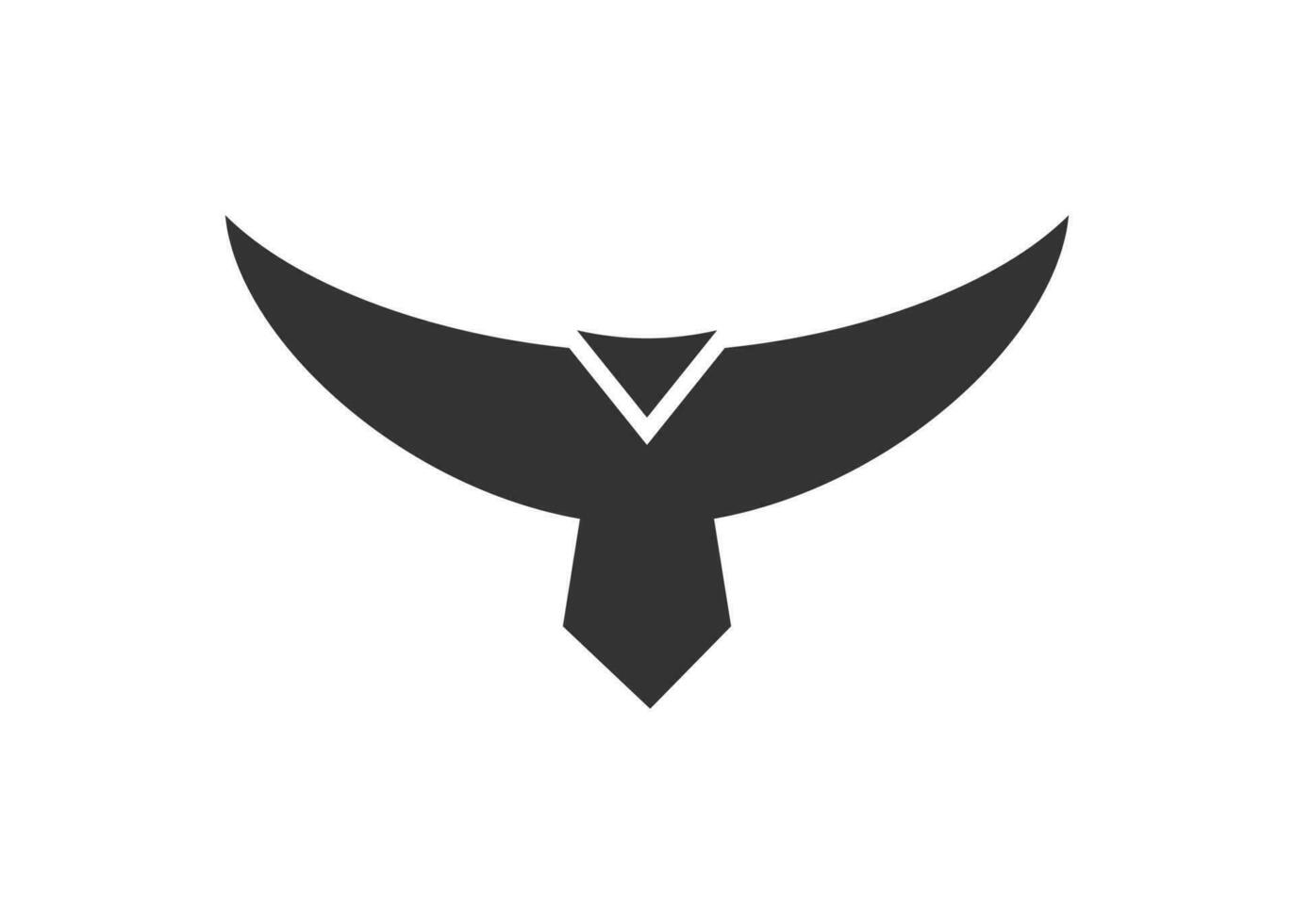 Hawk icon. Falcon symbol. Sign eagle, bird vector. vector