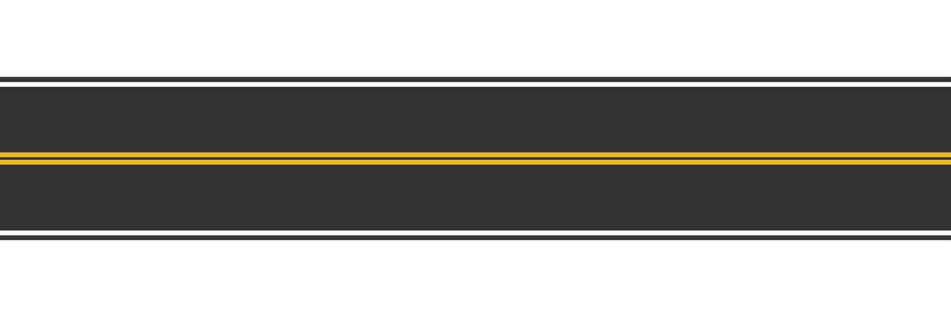 Road icon. Seamless road marking with two yellow solid lines symbol. Sign highway vector. vector