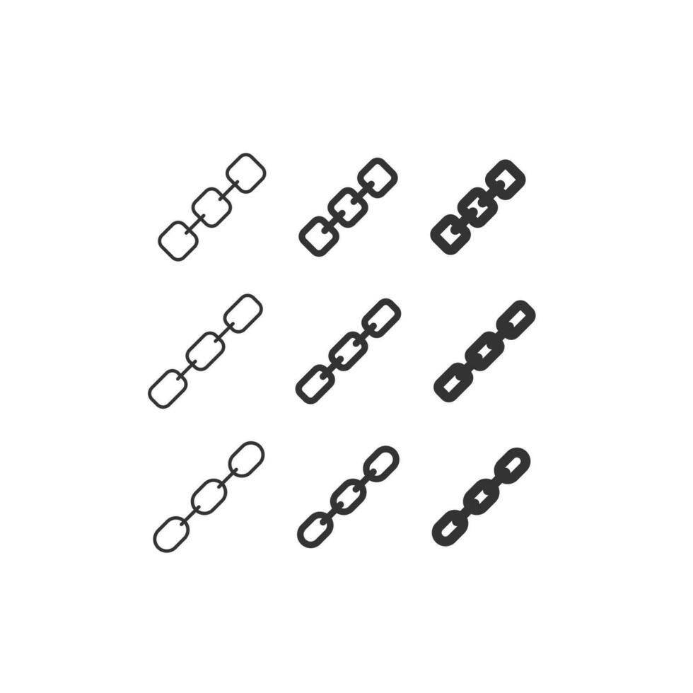Chain icon. Link symbol. Sign lock vector. vector