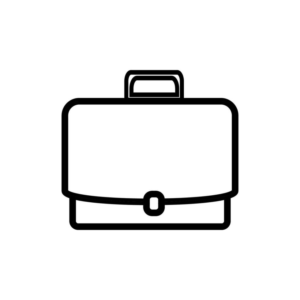 Briefcase icon. Business symbol. Sign portfolio vector. vector