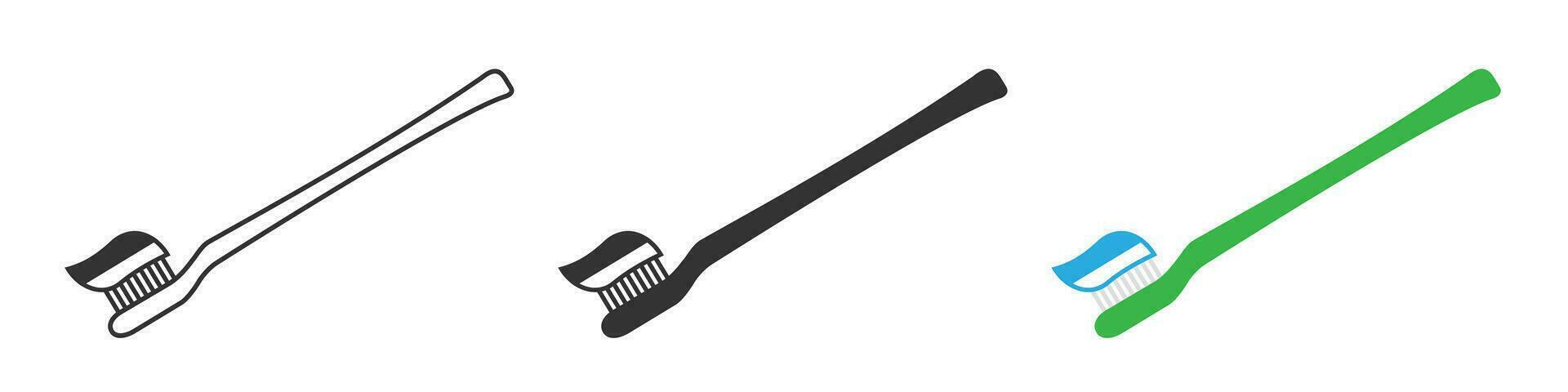 Toothbrush icon. Brush tooth symbol. Sign dental vector. vector