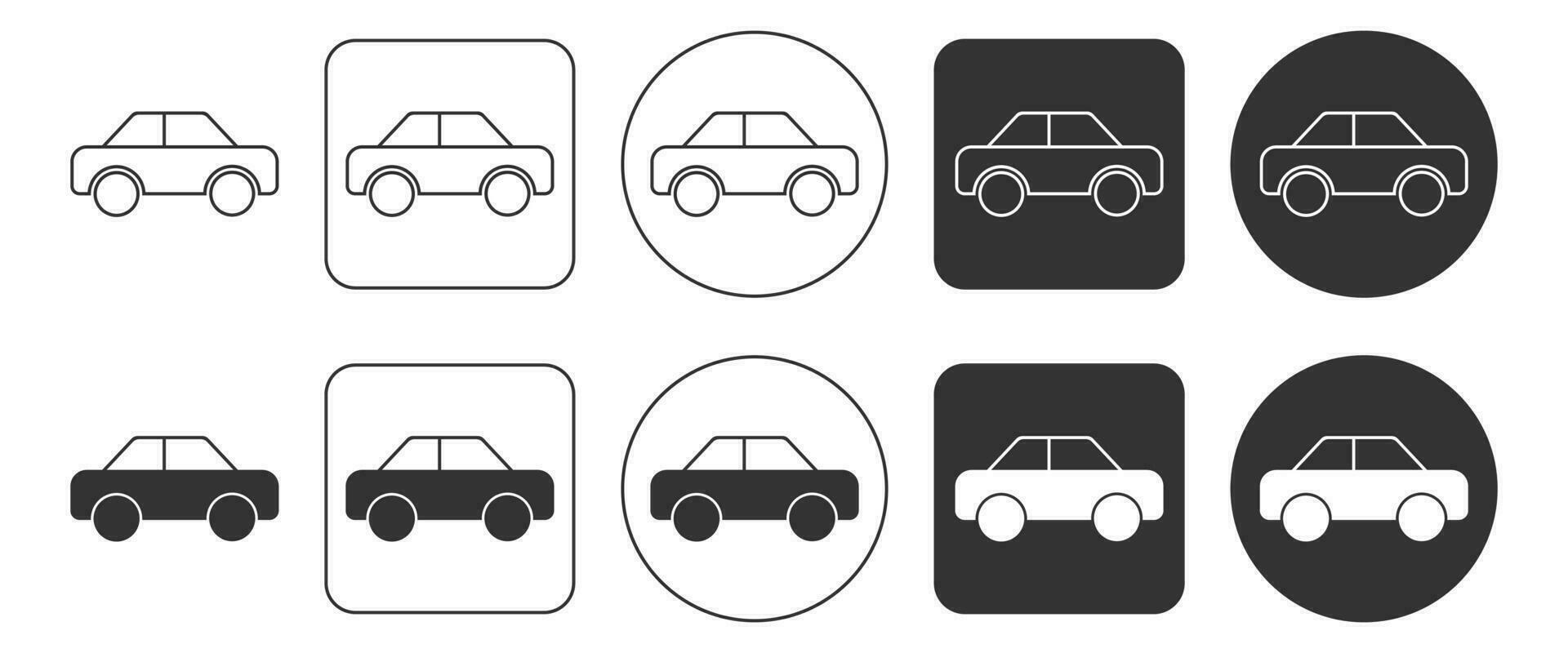 Car icon. Automobile symbol. Sign auto vector. vector