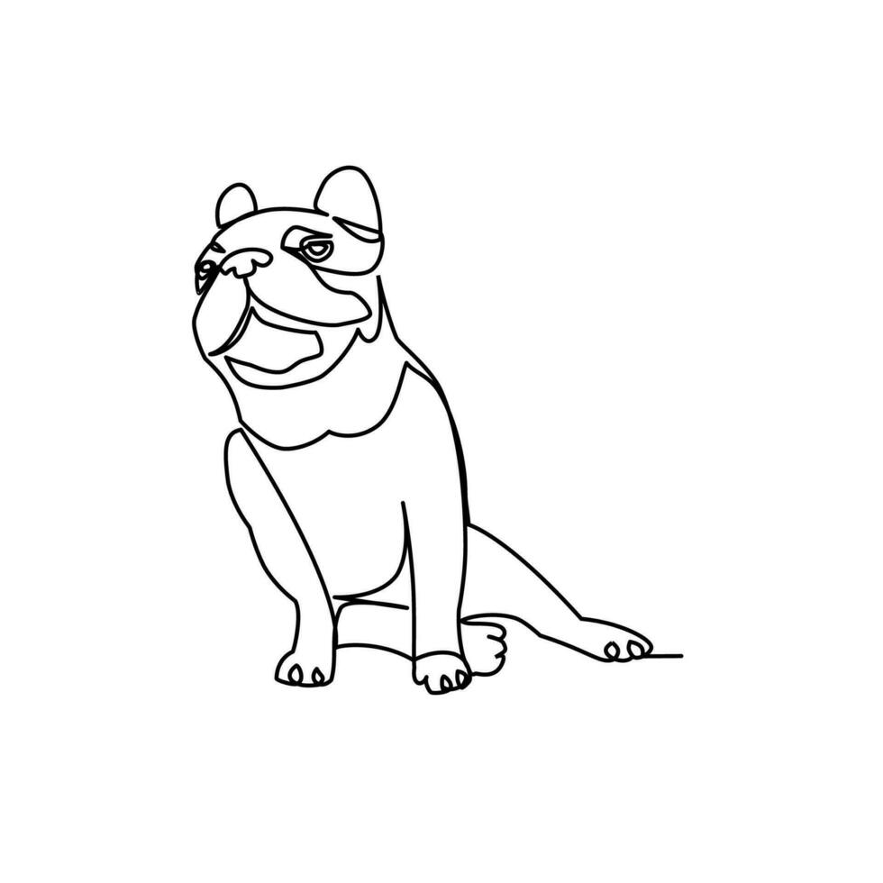 Pug vector illustration