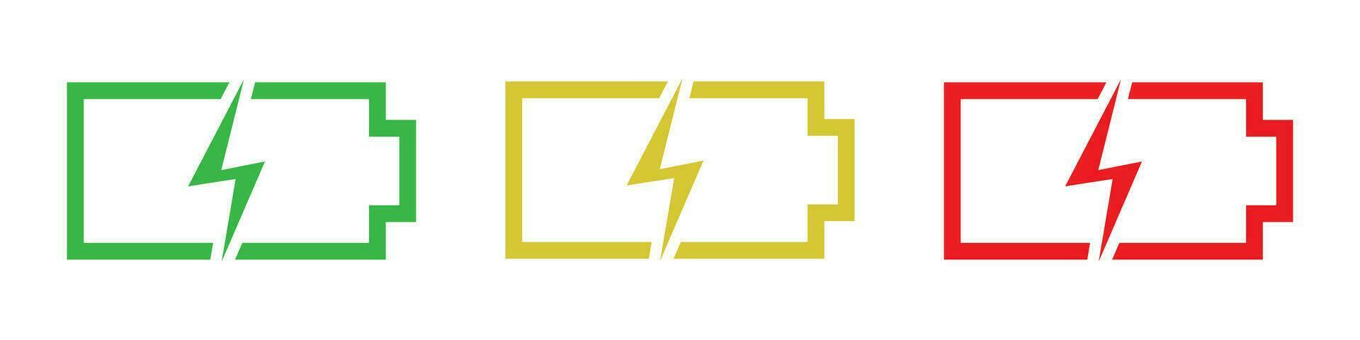 Battery level  icon.  Level energy acumulator mobile telephone  vector. Lithium battery symbol. vector
