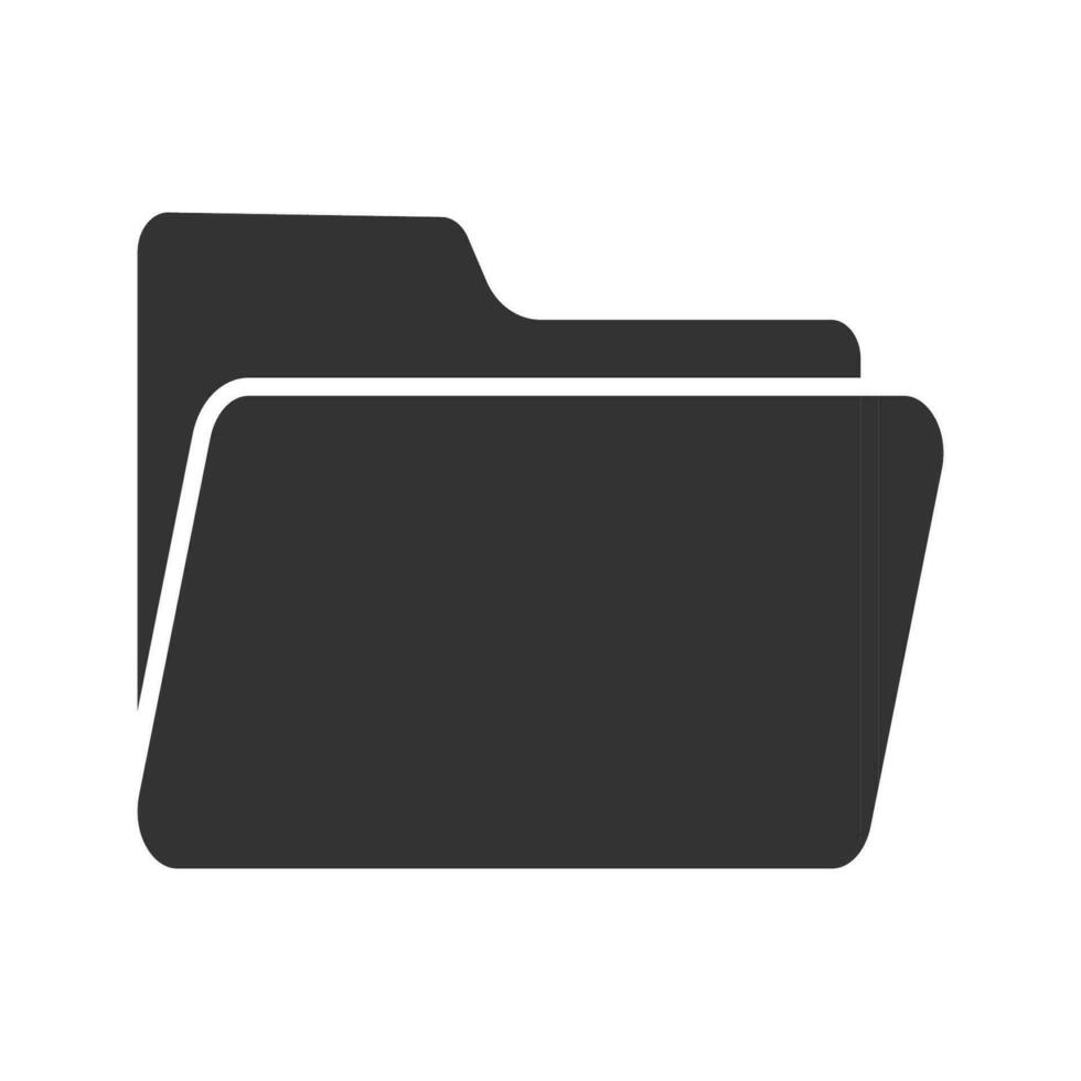 Folder icon. Archive save computer files symbol. Portfolio of documents vector. vector