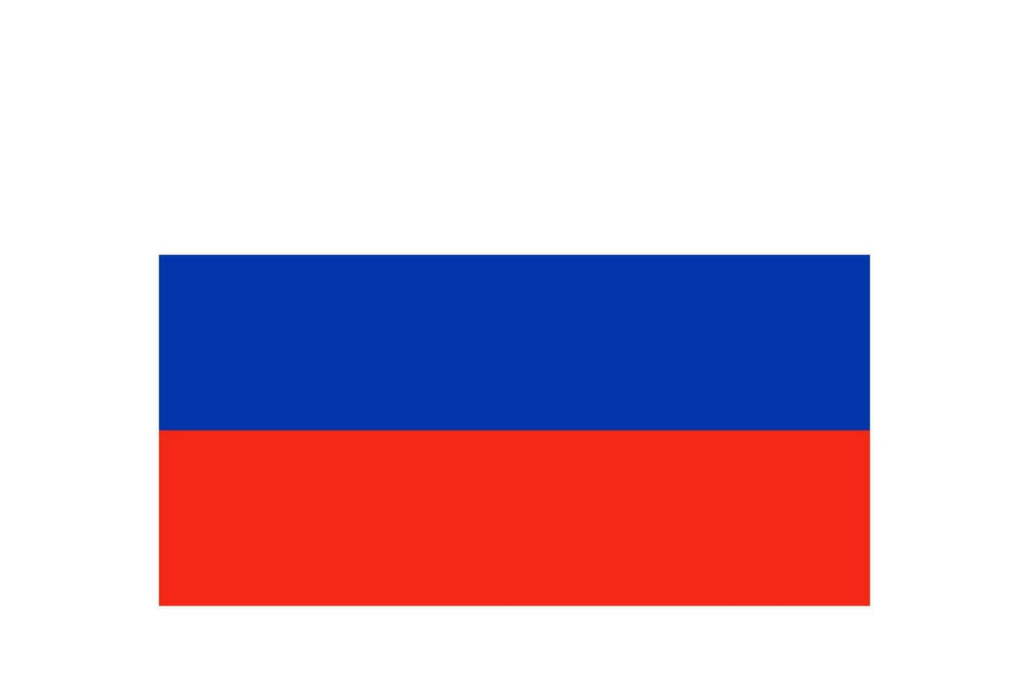 Flag of Russia icon. Illustration of white, blue, and red colors of the Russian symbol.Sign vector