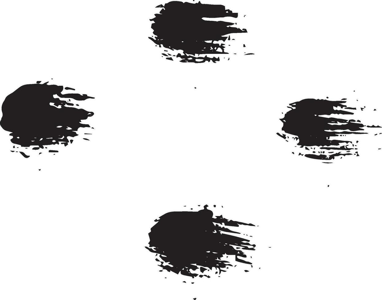 paint brush strokes spots dots vector