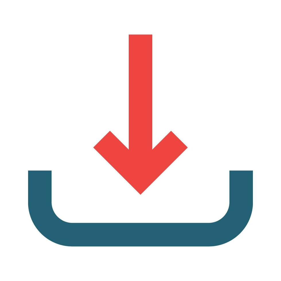 Download Glyph Two Color Icon Design vector
