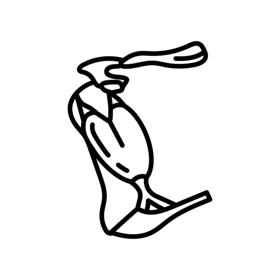 Biceps  icon in vector. Logotype vector