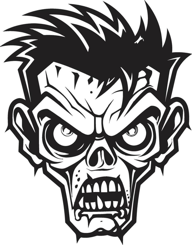 Ghastly Friend Mascot Zombie Zombie Pal Mascot Vector