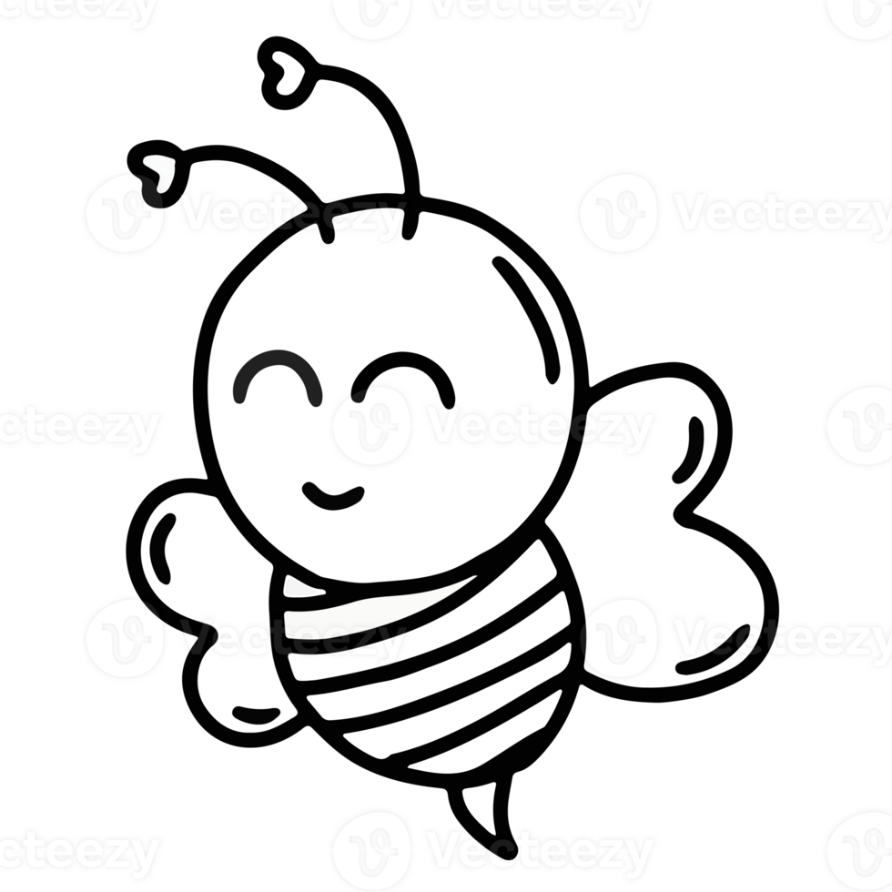 bee icon transparent background png