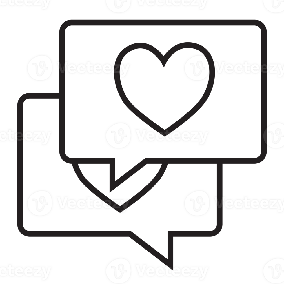 Bubble chat icon transparent background png