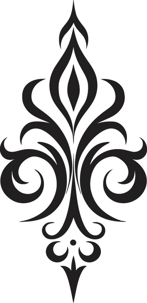 Vector Art with Calligraphic Touch Chic Decorative Vector Design