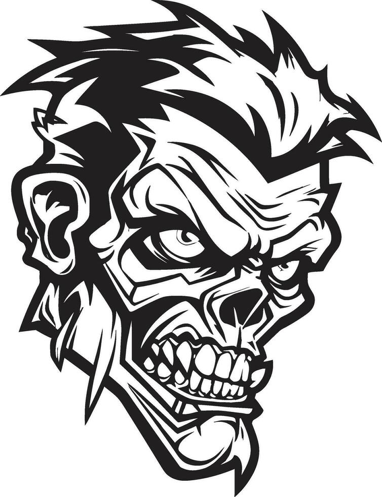 ZomPals Mascot Zombie Vector Spectral Spirit Zombie Mascot Design