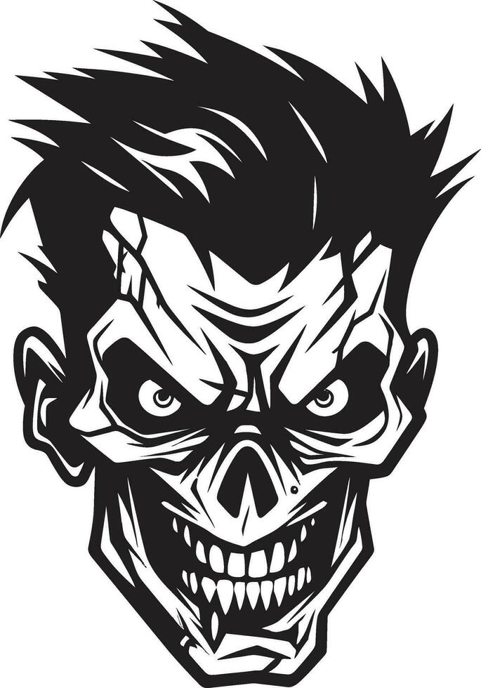 Zombie Friend Mascot Vector Design Cadaver Comrade Zombie Mascot Icon